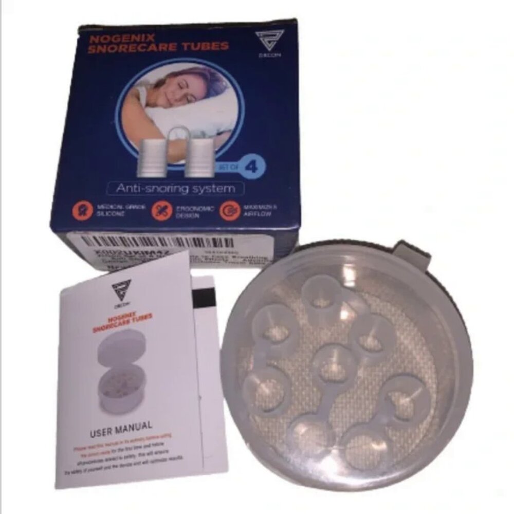 NEW Zircon Nogenix Snorecare Tubes Set of 2 Boxes